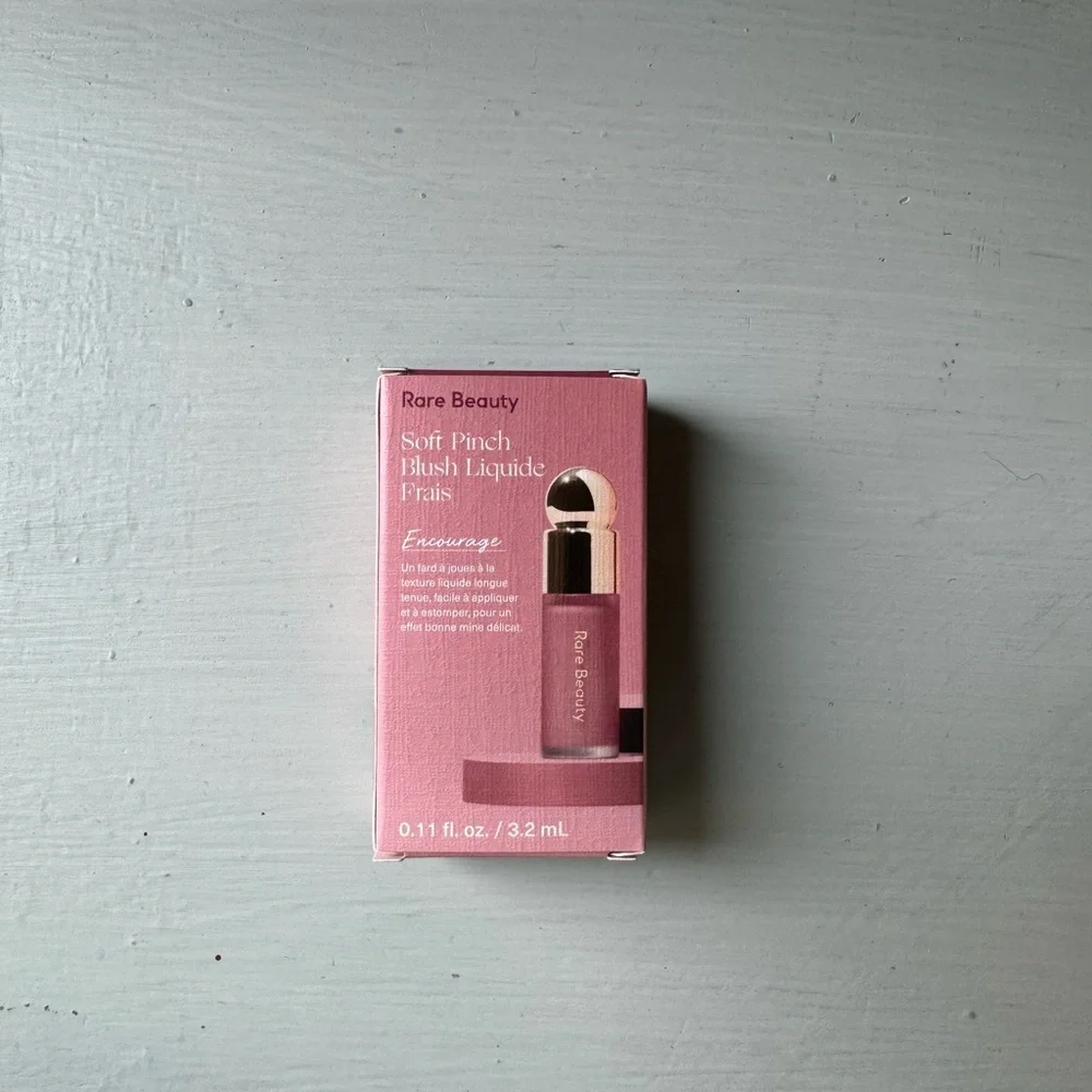 NWT Rare Beauty by Selena Gomez Mini Soft Pinch Liquid Blush Encourage